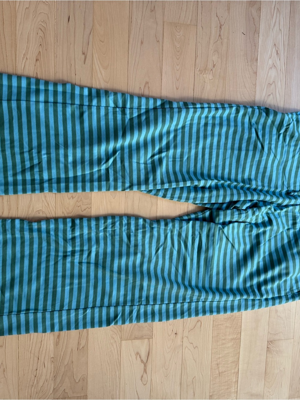 Daily Drills Beach Striped Pants - Blue + Green